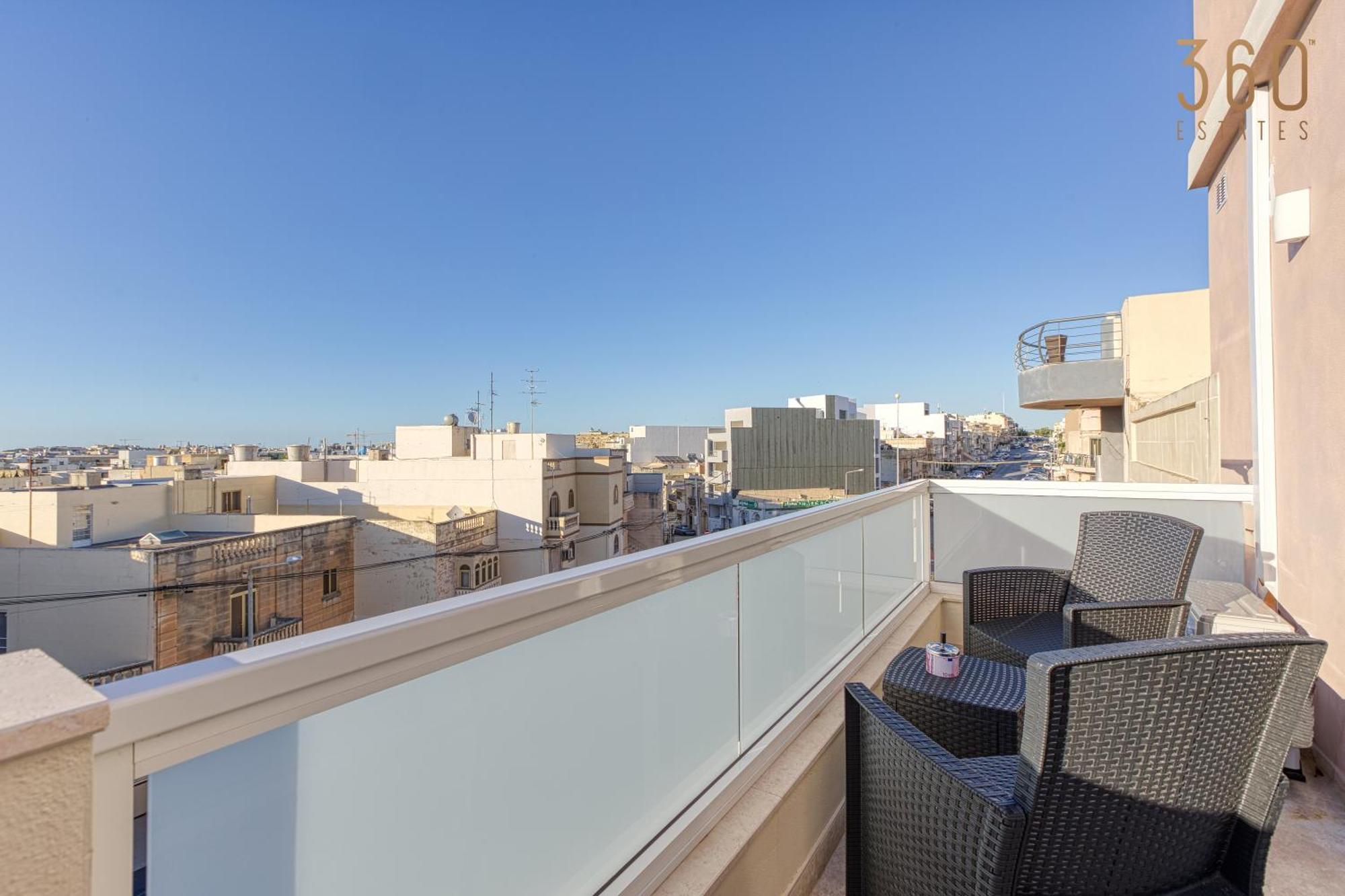 Spacious & Cosy 3Br Apt With Private Balconies By 360 Estates Apartment Fgura Exterior photo